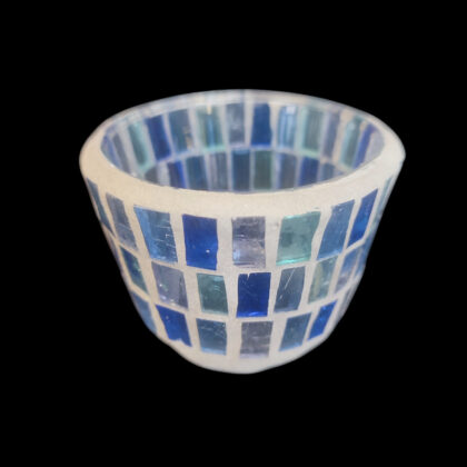 Mosaic Tealight, blues