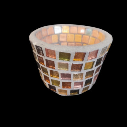 Mosaic Tealight, bronze Jewel