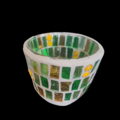 Mosaic Tealight, Green
