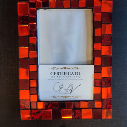 Medium Photo Frame Red