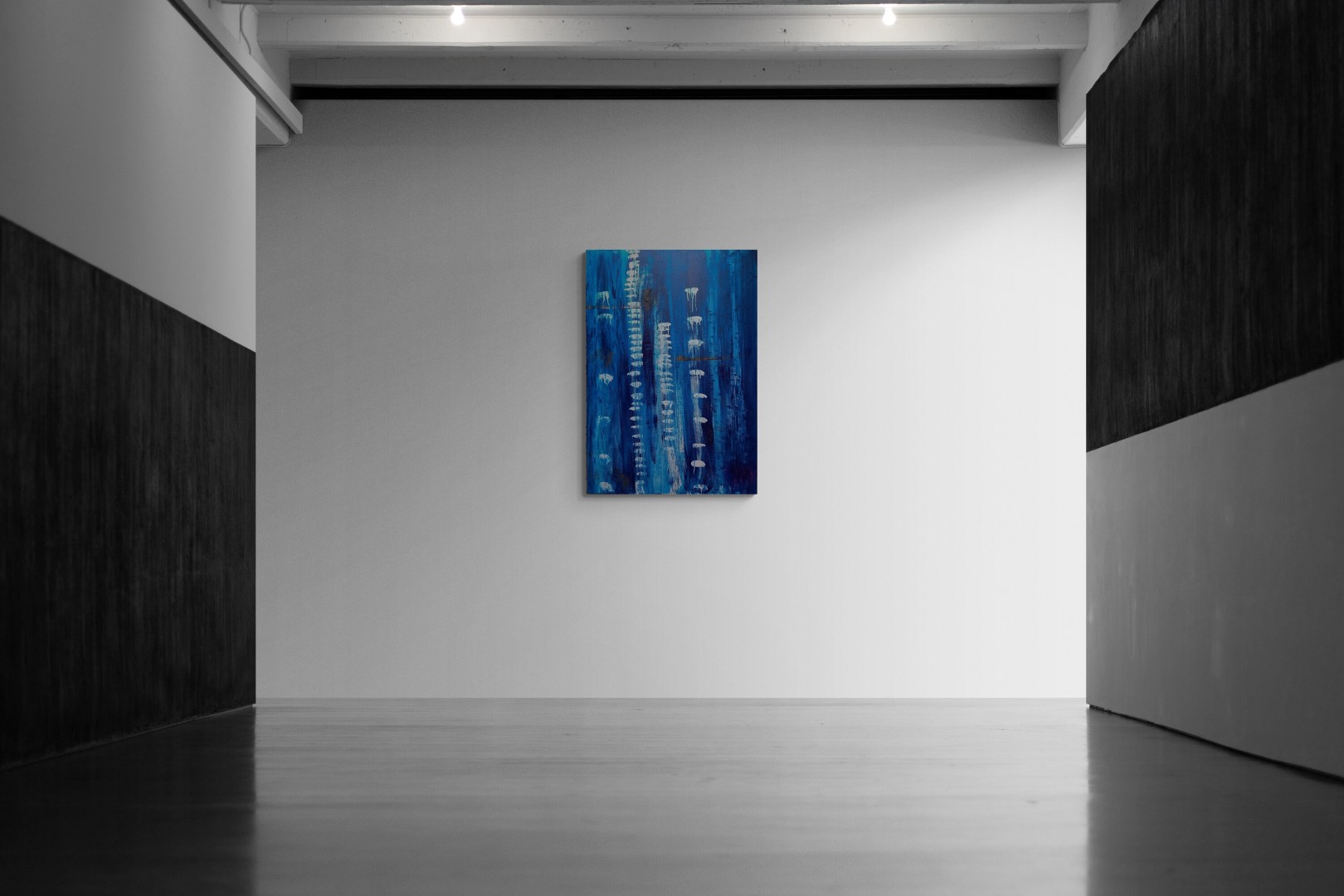 From The Deep<br>80x120cm, enamel on canvas - Image 7