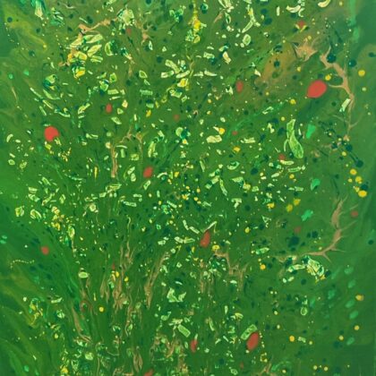 Under the Green<br>70x100cm, acrylic on canvas