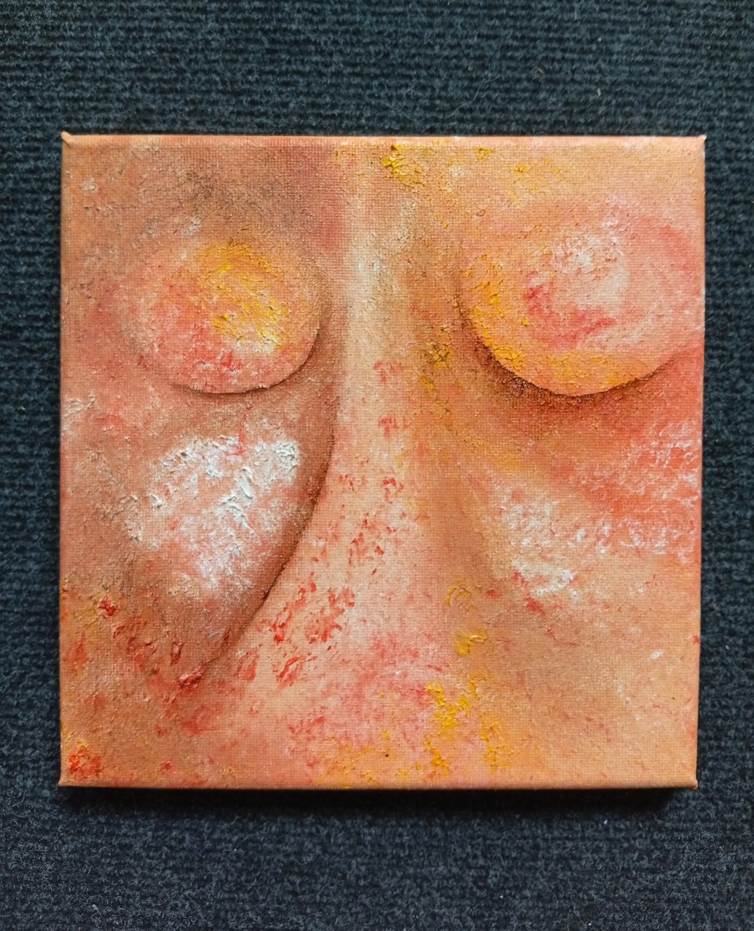 Watchers 1<br>20x20cm, oil on canvas - Image 2